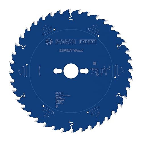 Bosch 1x Hoja de sierra circular con cable EXPERT Wood para sierra de mesa (para Madera blanda, Madera dura, Ø mm, Professional Accesorios Sierra circular de banco con cable)