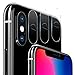 ivoler [3 Unidades] Cámara Trasera Lente Pantalla para iPhone XS MAX/iPhone XS/iPhone X, Protector de Pantalla Cámara iPhone XS MAX/iPhone XS/iPhone X, Cristal Vidrio Templado Premium