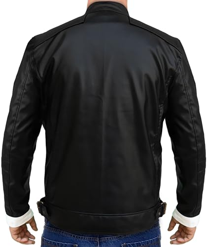 Mens Power Riders Leather Jacket - Agents of Protection2