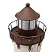 Morning View Lighthouse Decor Nautical Decoration Lighted Wood Light House Figurine Beach House Coastal Decor Table Ocean Seaside Theme Home Decor Lake House Bathroom Shelf Centerpiece 14.75