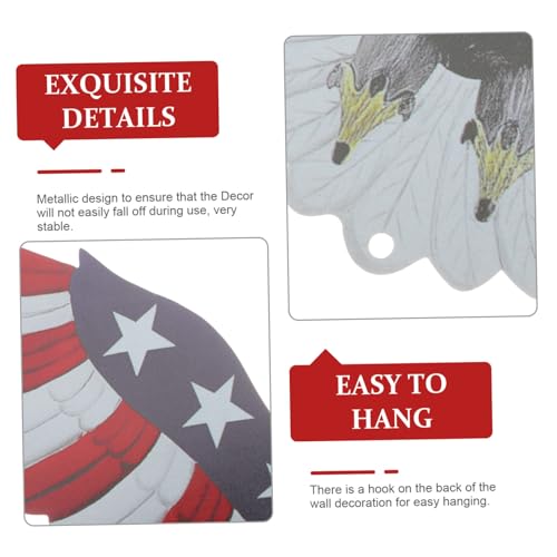 IMIKEYA-American-Eagle-Wall-Decoration-Retro-Wall-Art-Us-Flag-Wall-Art-Flag-Decor-Patriotic-Eagle-Wall-Art-Patriotic-Country-Wall-Art-Metal-Decor-Decoration-Iron-Statue-Animal IMIKEYA American Eagle Wall Decoration Retro Wall Art Us Flag Wall Art Flag Decor Patriotic Eagle Wall Art Patriotic Country Wall Art Metal Decor Decoration Iron Statue Animal