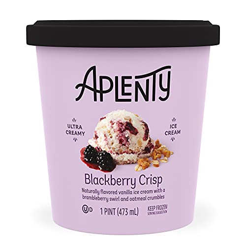 Indulge in the Rich Flavor of Blackberry Crisp Ice Cream from Aplenty