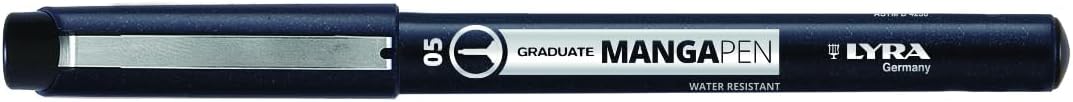 LYRA Graduate Mangapen (Fineliner Pen) 5 Pieces