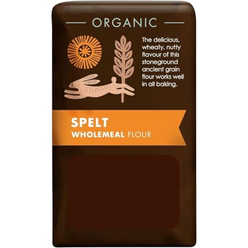 Spelt Wholemeal Flour 1Kg | The delicious, wheaty, nutty flavour of this stoneground ancient grain flour works well in all baking.