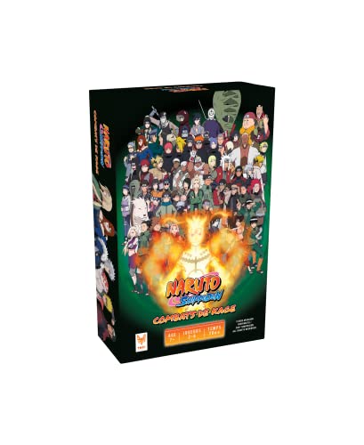 Topi Games - Naruto Shippuden - Combats de Kage - Jeu de société - Jeu Enfant - A partir de 7 Ans - 2 à 6 joueurs - NAS-128901