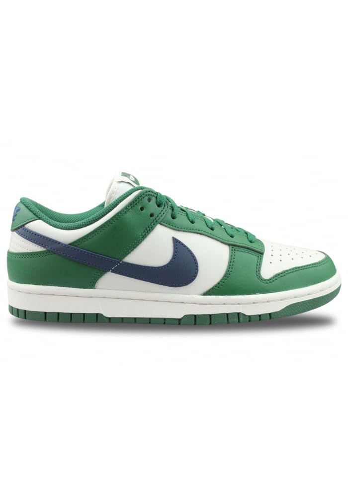 Nike Women's W Dunk Low Basketball Shoes, Gorge Green Midnight Navy, 10 Women