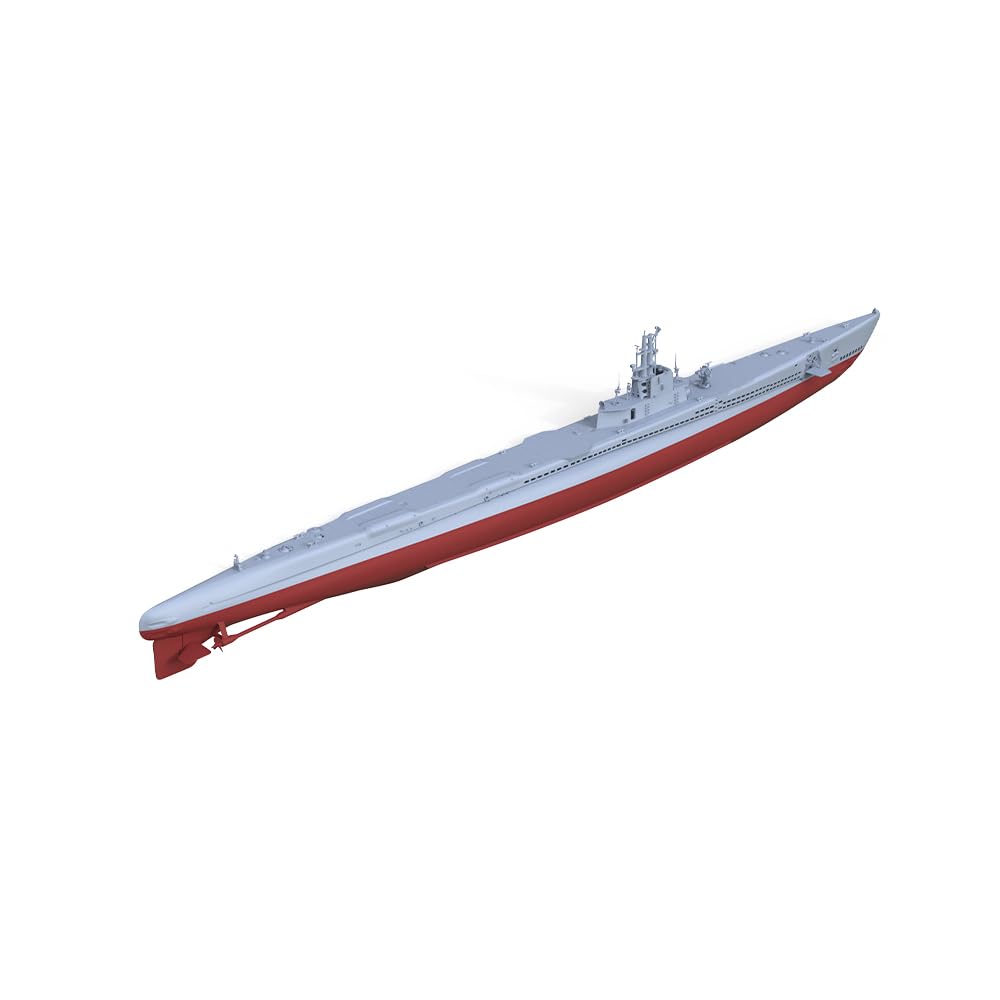 MRY-SFW SSC72952S-A 1/72 model wojskowy okręt podwodny klasy Salmon amerykańskiej marynarki wojennej, pełny kadłub
