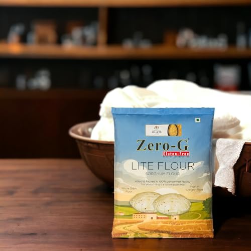 Image of ZERO - G Gluten Free Lite Flour (4 Kg) - Sorghum (Jowar) Atta For Perfect Rotis | All Purpose Gluten-Free Flour | No Preservatives & Trans Fat | Good Kneading, Rolling & Puffing Properties