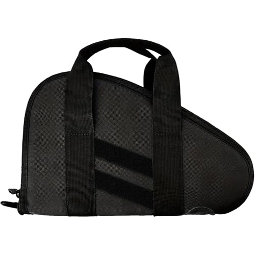 EASY BW Soft Pistol Case, Handgun Pistol Rug With Handle For Shooting, Hunting, Range Sports (Black)
