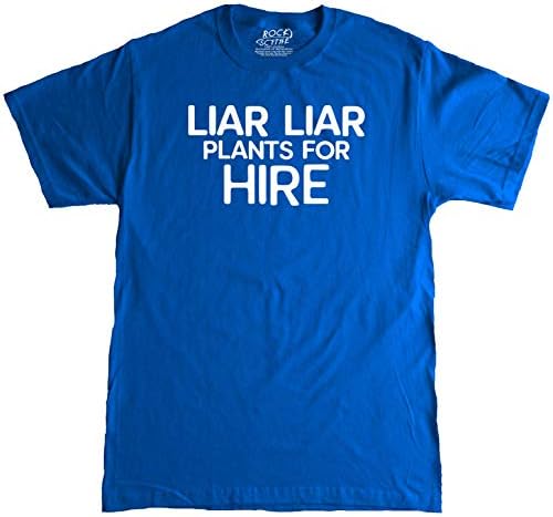 Amazon Com Rock Scythe Liar Liar Plants For Hire Funny Cartoon Cita Camiseta Para Adultos Ropa Zapatos Y Joyeria