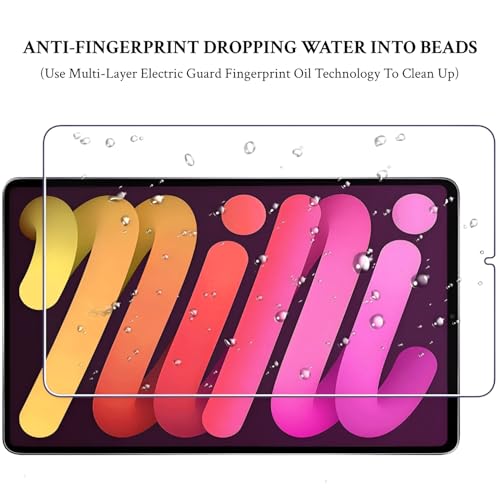 Image of Tempered Glass for iPad Mini 7 /A17 Pro, iPad Mini 6 8.3 inch Screen Protector