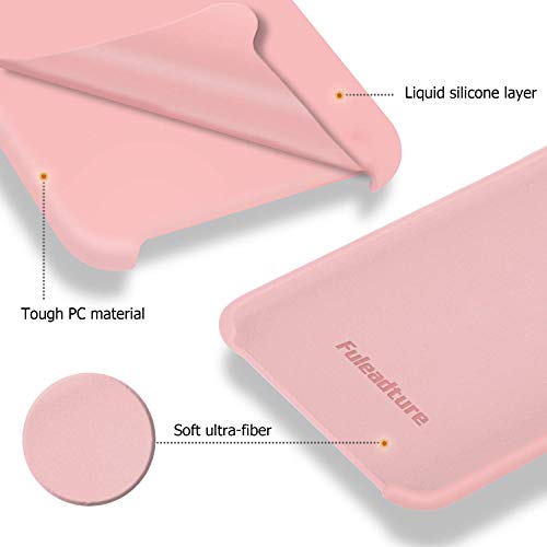 Image of REALCASE Liquid Silicone Back Cover Designed for Apple iPhone X /XS (S-Pink)