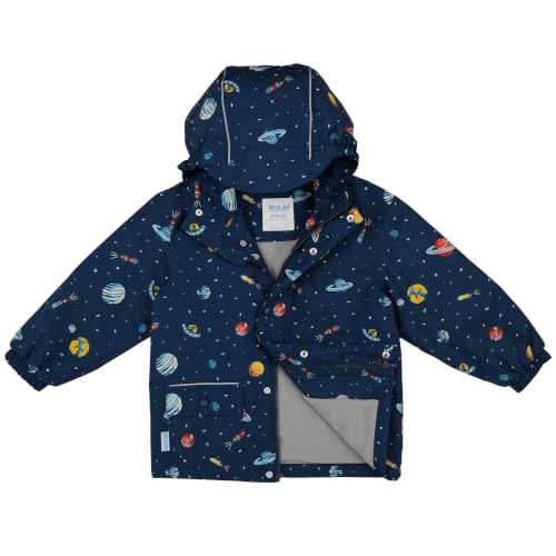 Image of JAN & JUL Waterproof Fleece Lined Rain Jacket, Raincoat for Toddlers and Kids