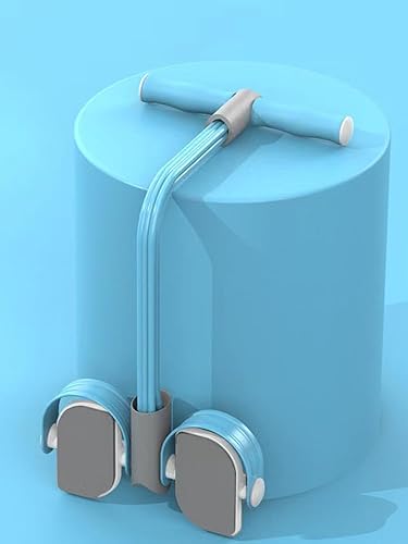 Miniatura 5 de Banda de resistencia multifuncional para pedal de yoga, cuerda de tensión elástica de 6 tubos para abdomen, cintura, brazo, equipo elástico para