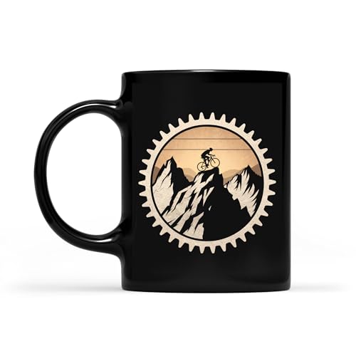 cogiceprint Funny Mountain Biking Art For Men Women Mountain Biker