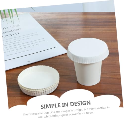 Couvercles en papier blanc pour gobelets de café au bureau et réunion d'équipe - 6