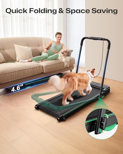 UREVO Strol 2E: 2-in-1 Folding Walking Pad with App Tracking — view 10
