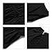 ANRABESS Women's Summer Solid Jumpsuit Casual Loose Short Sleeve Jumpsuit Rompers with Pockets Elastic Waist Playsuit Black-M BYF-33