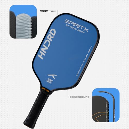 Image of Hundred Spirit X Pop - Pickleball Paddle | 13mm Core | Wide Body Power Paddle | Enhanced Sweet Spot | Ideal for Beginners & Intermediate Players | Free Paddle Bag