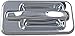 Dorman 91192 Rear Passenger Side Exterior Door Handle Compatible with Select Hummer Models, Chrome