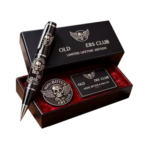 Gcerfby Plumas estilográficas, con elegante flujo de tinta, 15 cm, con divertido lápiz coleccionable, plumas estilográficas conmemorativas del club, escritura y creatividad, para escritores
