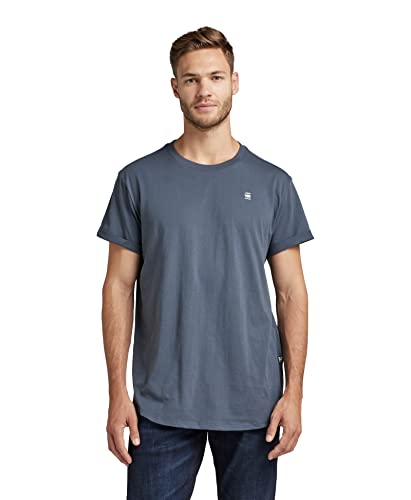 G-Star Raw Lash T-Shirt, Camiseta Hombre, Azul Fantem Blue D16396-B353-863 , L