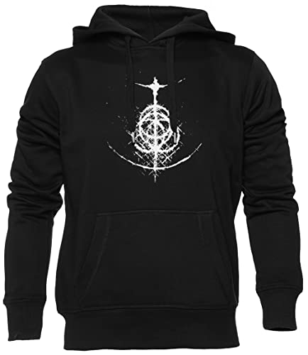 Design alla moda ed elegante BIOCLOD Elden Ring Black Uomini Donne Unisex Felpa con Cappuccio Nero Men Women Hoodie Black