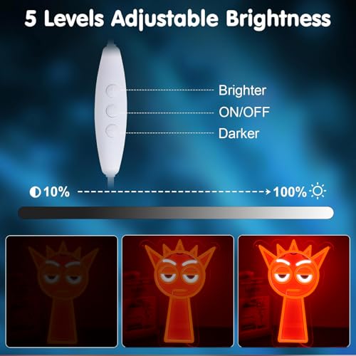 Image of AHlove Game Neon Sign for Wall Decor，Anime LED Neon Lights for Game Room、Man Cave，Birthday、Christmas Gifts for Boys