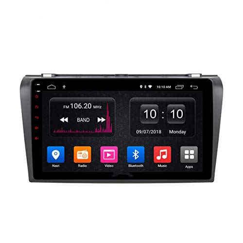 Auto Stereo Auto DVD CD-Player SAT Navi GPS Für Mazda 3 2007-2012 Unterstützung GPS Navigation Audio Video Bluetooth USB SD SWC FM AM