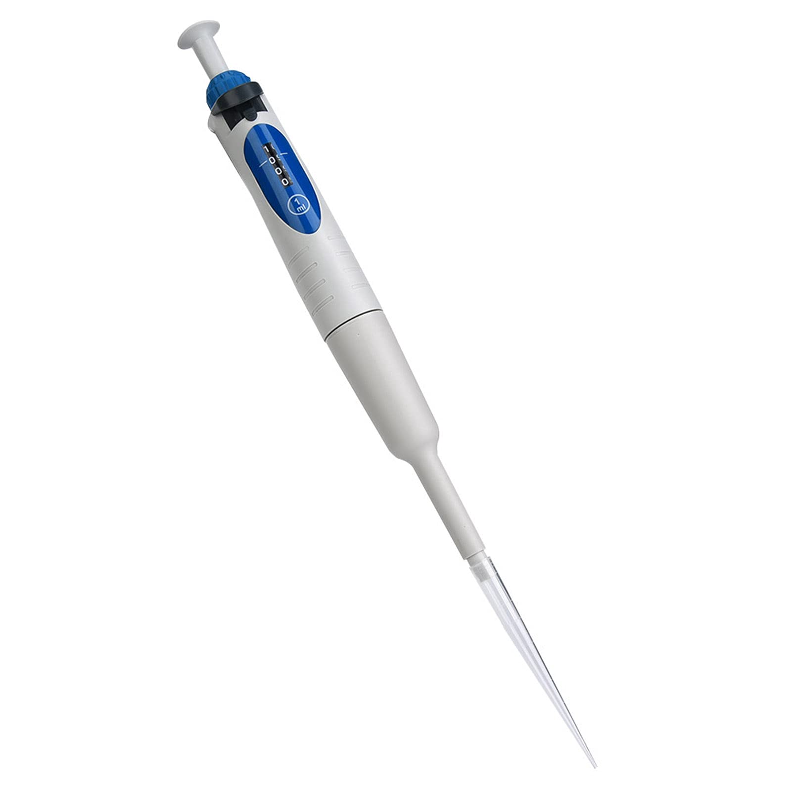 Pipette mit Volumenbereich von 100 bis 1000 Mikrolitern – manuell einstellbare Einkanal-Mikropipette A1000 für den Flüssigkeitstransfer im Labor – Digitalanzeige und