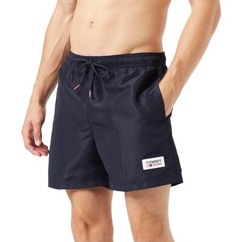 Tommy Hilfiger Herren SF MEDIUM Drawstring Badehose, Desert Sky, S