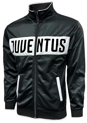 Icon Sports Men's Juventus Track Jacket, Compatible With Juventus Full Zip Jacket Adult Sizes (XX-Large)