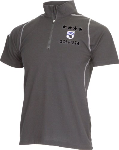 (カッパゴルフ)Kappa GOLF 半袖シャツ KGMC2B02 チャコールグレー LL