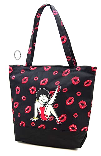 Bolso Tote de Lona Betty Boop con Monedero y Llavero miniatura 1