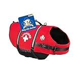 Paws Aboard Dog Life Jacket - Swimming Vest for Dogs, Adjustable, Reflective, Comfortable, Multiple...