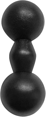 Black Double Ball for Head Adapter Extension Joint Mount Adapter Connecting Bracket for 17mm Magnetic Car Phone Tablet Holder Ballhead Extensiont Joint Socket Sports and Action Video Cameras