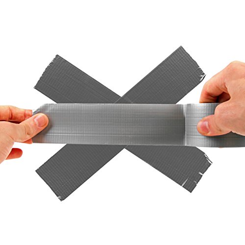 Image of Duct Tape, Silver Grey Duct Tape Bulk for Indoor Outdoor, 1.88 Inches Width x 35 Yard Length (2 Rolls per Pack)