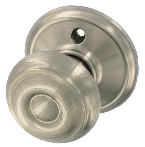 SCHLAGE LOCK CO F170V GEO 619 Geo Dum Lockset, Satin Nickel