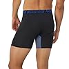 Hanes Total Support Pouch Men's Pack, Anti-Chafing, Moisture-Wicking Underwear with Cooling (Trunks Available), Boxer Brief-Black, Medium