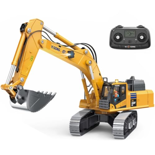 Munmel 1:50 Alloy Simulation RC Excavator 520 | Precision Lead Screw Drive, Hobby Grade Remote Control Construction Vehicle by Munmel - Used condition - US$98.70
