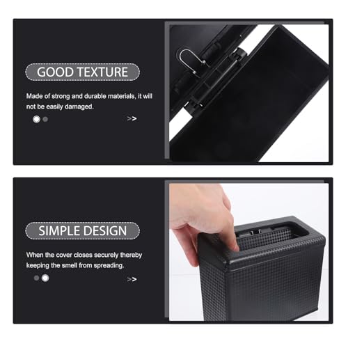 Evite derrames con el cubo de basura estanco para coche y cocina 3