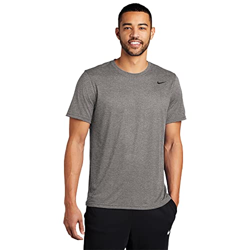 Nike Legend Dri Fit Short Sleeve Shirt, Grey, XXXL