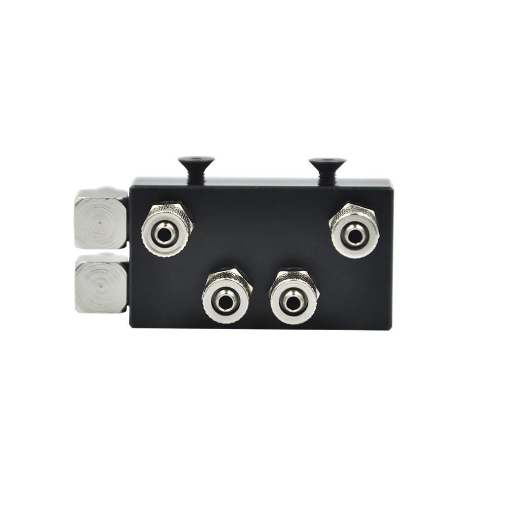1-calowy, dwuwyjściowy dystrybutor oleju hydraulicznego Zintegrowany trójkanałowy do części ramienia koparki metalowej 1/14 RC(Silver)