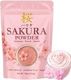 18oz Sakura Powder - Cherry Blossom Powder Sakura Latte, Freeze-Dried Fine Japanese Pink Flower, Resealable Pouch for Latte, Baking & Frosting