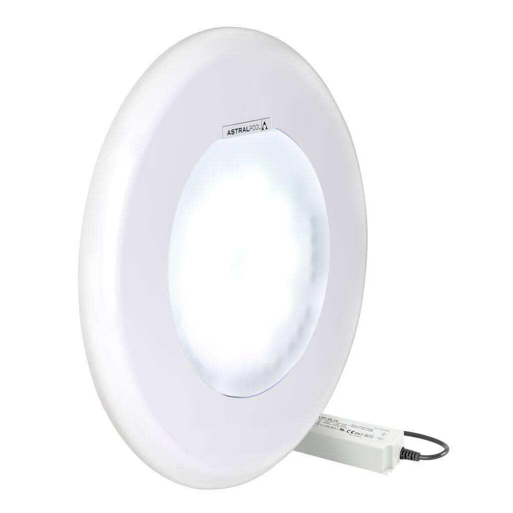 Astralpool 71213 Lumiplus FlexiNiche: embellecedor Blanco + Punto de luz Blanco DC