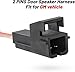 RED WOLF Door Speaker Wiring Harness Replacement for Chevy GMC Silverado Sierra 1995-2009, Buick 1995-2006, Cadillac 1988-1999 Install Aftermarket Audio Speaker Wire Cable 4 PCS