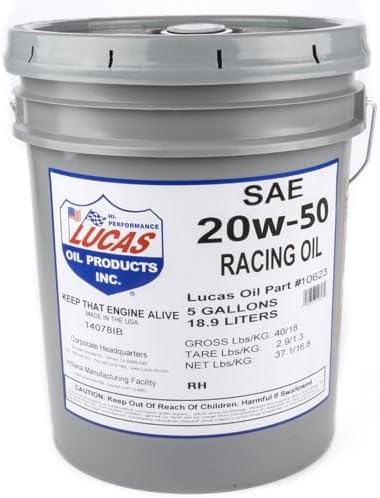 Lucas Oil 10623 20W-50 Conventional Race Oil