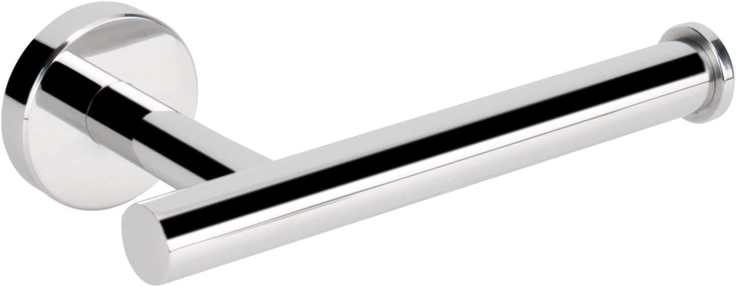 NearMoon Bathroom Toilet Paper Holder, Premium SUS304 Stainless Steel Rustproof Wall Mounted Toilet Roll Holder for Bathroom, Kitchen, Washroom (Polished Chrome)