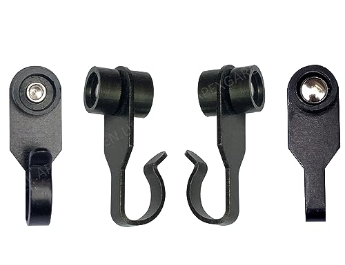 Steel Metal Slide Curtain Track Hooks with Wheels for Gazebo CurtainsMosquito Net ScreenRails and Tracks of Gazebo Quantity of 36