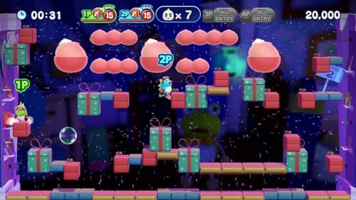 Bubble Bobble 4 Friends Switch pour jouer ensemble sans écran partagé séparé verticalement
